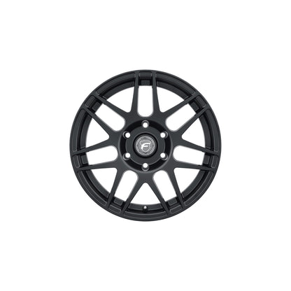 Forgestar F1727C097N12 17x5 F14 Drag Semi Concave 6x115 ET-12 BS2.5 Satin Black Drag Racing Wheel