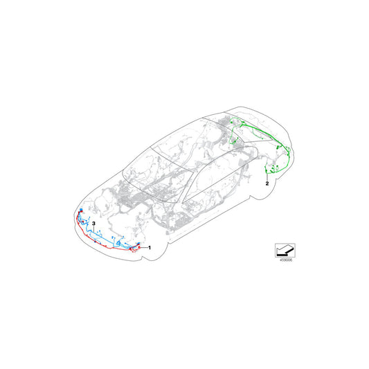 Genuine BMW 61126802846 G11 G12 Set Of Cables, Rear Bumper (Inc. 750iX, 740e & 730i) | ML Performance US Car Parts