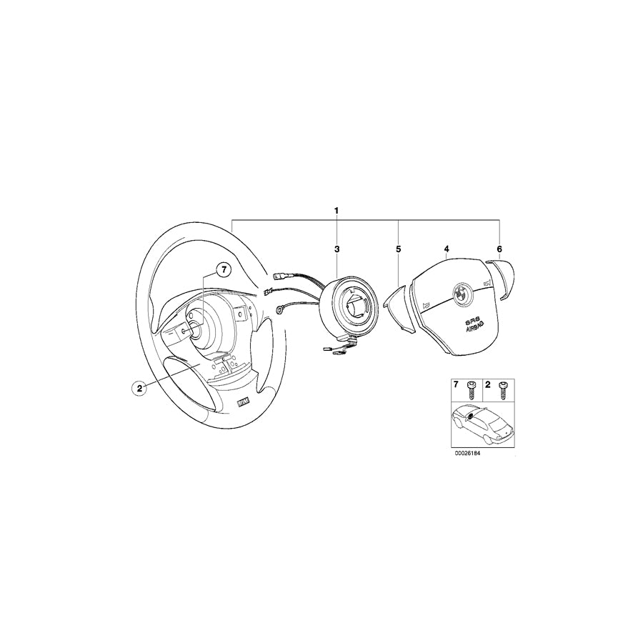 Genuine BMW 61312496278 E36 Covering Right KYALAMI (Inc.  & Z3 M) | ML Performance US Car Parts