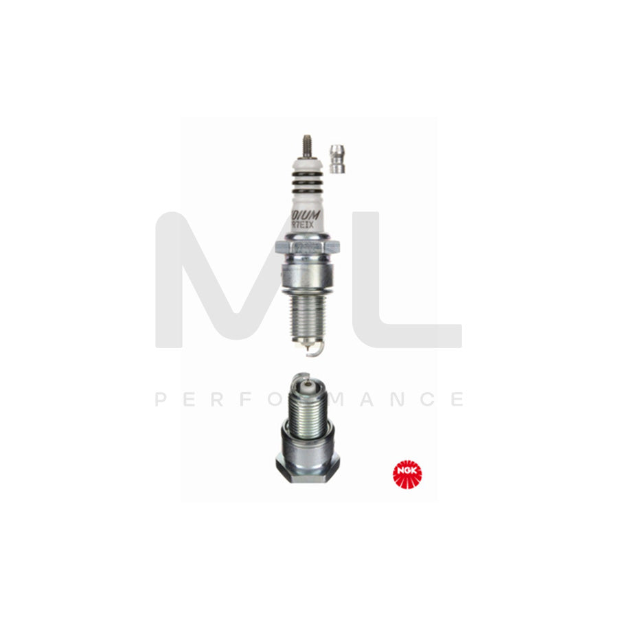 NGK BPR7EIX (4055) - Iridium IX Spark Plug / Sparkplug - Taper Cut Ground Electrode | ML Car Parts UK | ML Performance