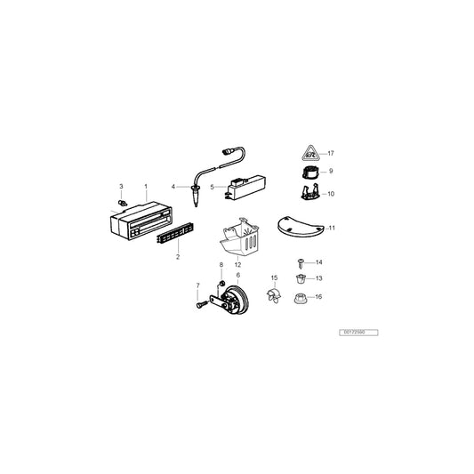 Genuine BMW 65818357687 E36 Input Unit On-Board Computer Uncoded ESPANOL (Inc. 316i, 318i & 325td) | ML Performance US Car Parts