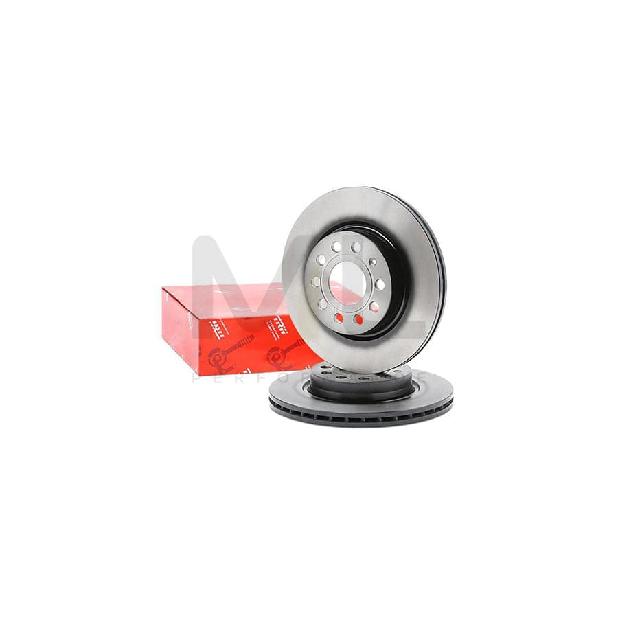 TRW DF4294 Brake Disc Vented, Painted, High-carbon | ML Performance Car Parts