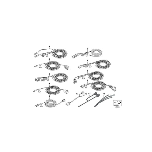 Genuine BMW 61127492553 F45 F46 Ground Cable (Inc. 220d, 216d & 216i) | ML Performance US Car Parts