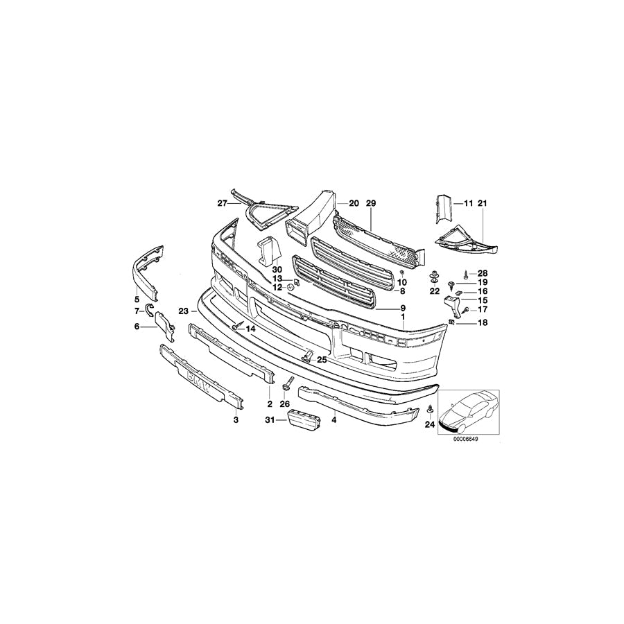 Genuine BMW 46631456155 E36 Shim 6,5X20X3 (Inc. 318iS) | ML Performance UK Car Parts
