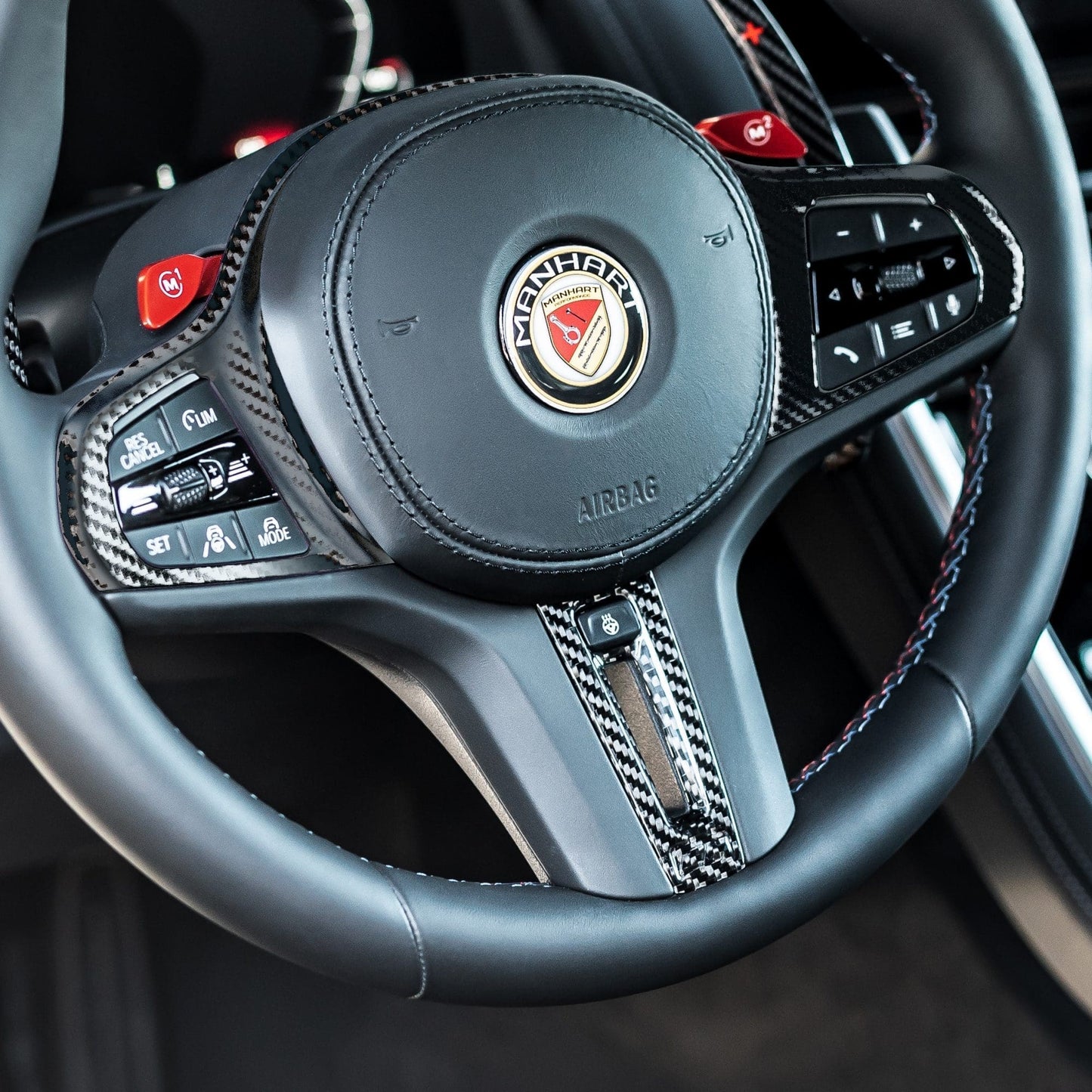 MANHART MHLSP1220_M8 CARBON STEERING WHEEL SPOKES FOR BMW F9X M8 (COMPETITION)