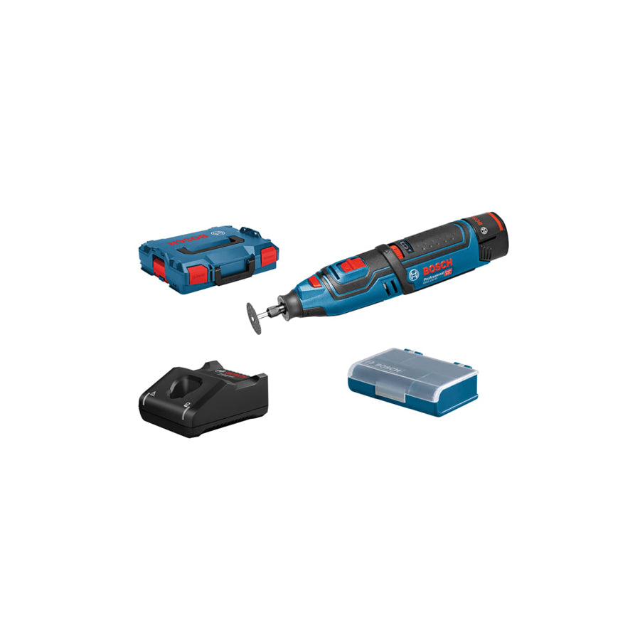Bosch BSHGRO12V35 GRO 12V-35 Rotary Tool 12V 2 x 2.0Ah Li-ion + Accessories | ML Performance US