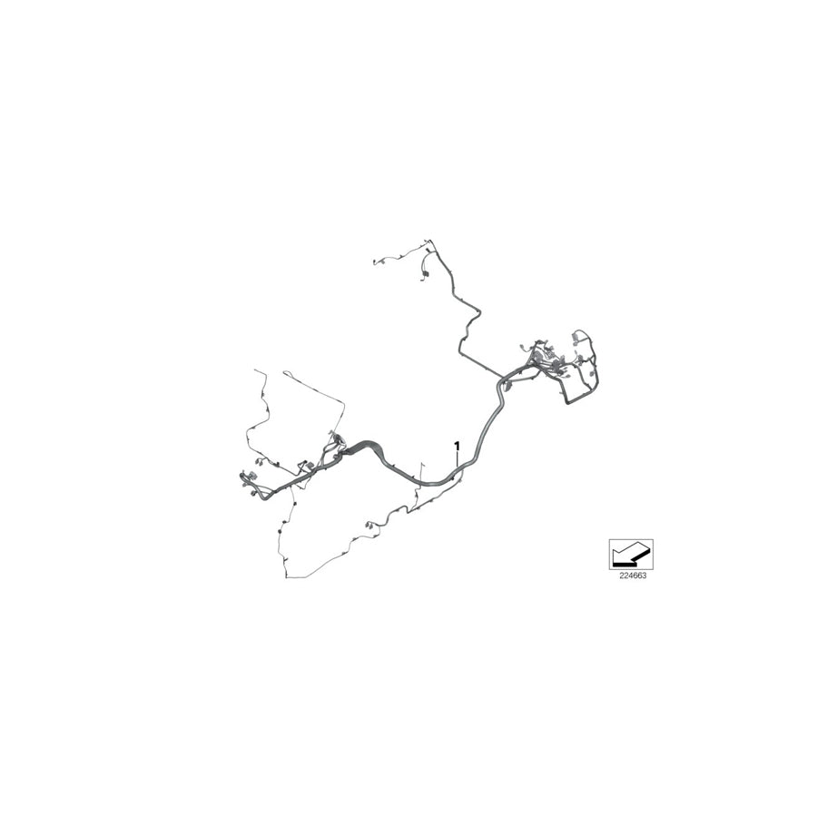 Genuine BMW 61112184305 E81 E87 E88 Audio Wiring Harness, Duplicate (Inc. 125i, 118i & 128i) | ML Performance US Car Parts