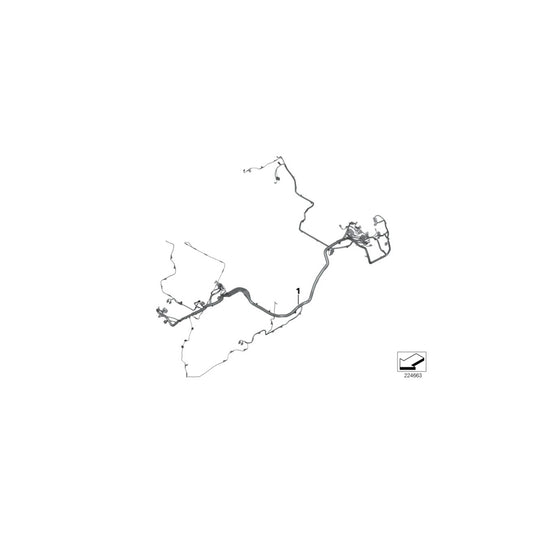 Genuine BMW 61112184305 E81 E87 E88 Audio Wiring Harness, Duplicate (Inc. 125i, 118i & 128i) | ML Performance US Car Parts