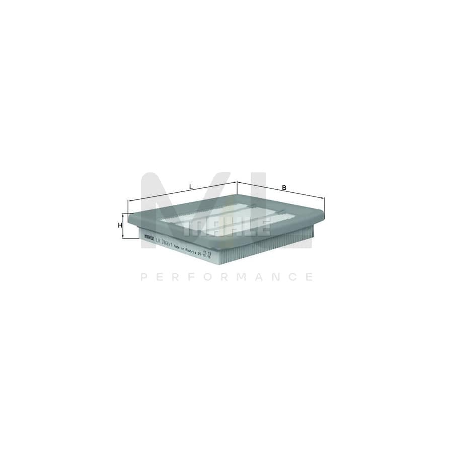 MAHLE ORIGINAL LX 2868/1 Air Filter Filter Insert | ML Performance Car Parts