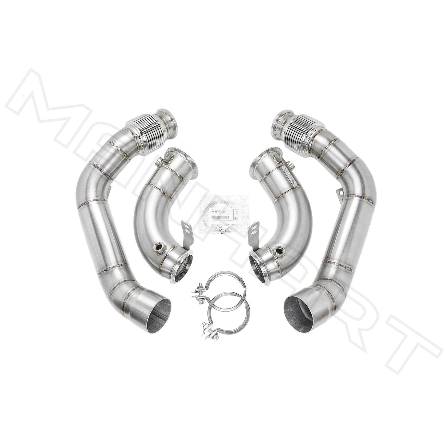 MANHART MH5F9011100_M5 DOWNPIPES RACE FOR BMW F90 M5 (COMPETITION / CS) CAT-REPLACEMENT (PART 1 OF 2)