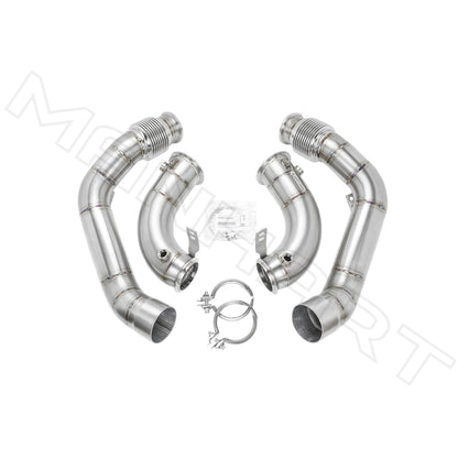 MANHART MH5F9011100_M5 DOWNPIPES RACE FOR BMW F90 M5 (COMPETITION / CS) CAT-REPLACEMENT (PART 1 OF 2)