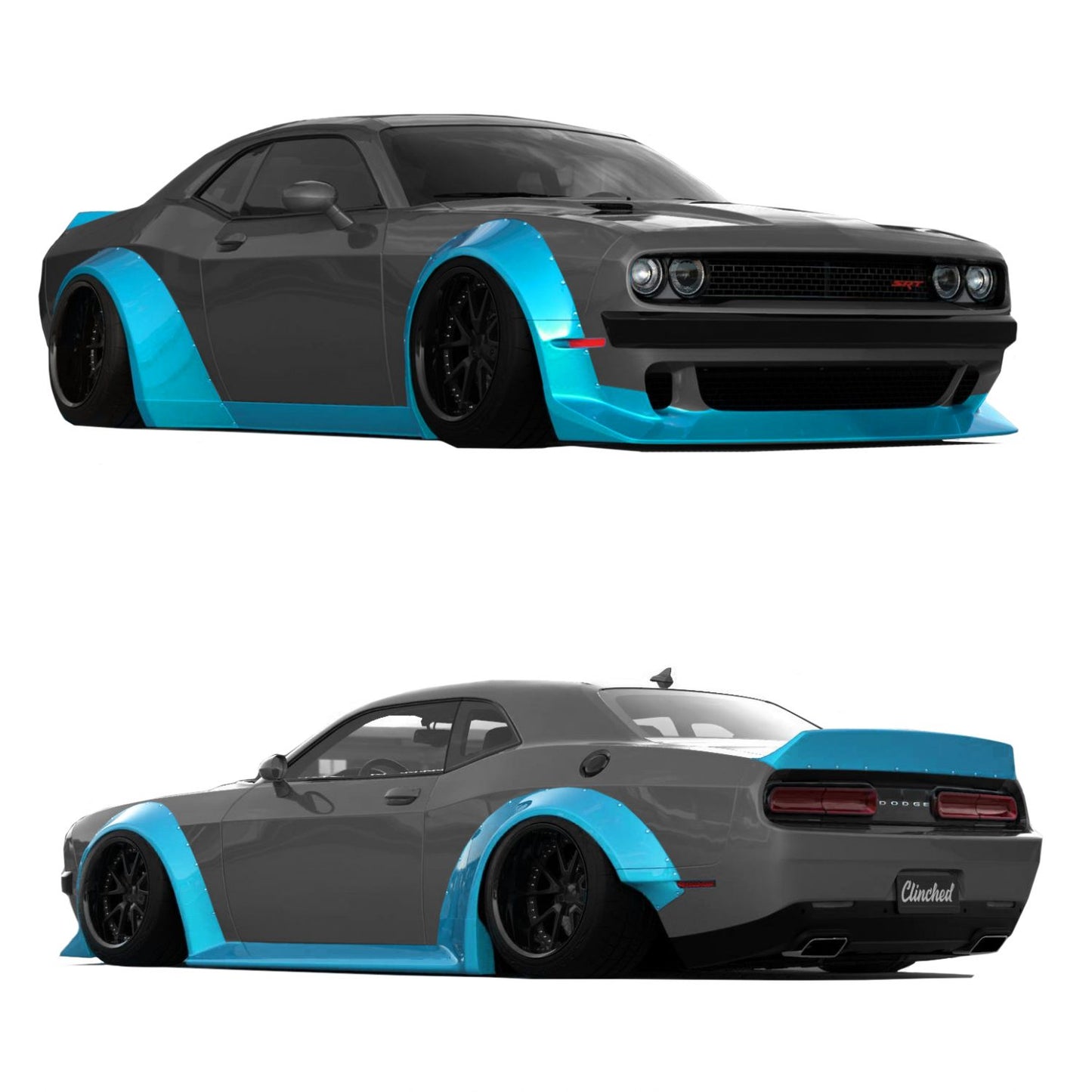Clinched Dodge Challenger Widebody Kit | ML Performance US Car Parts