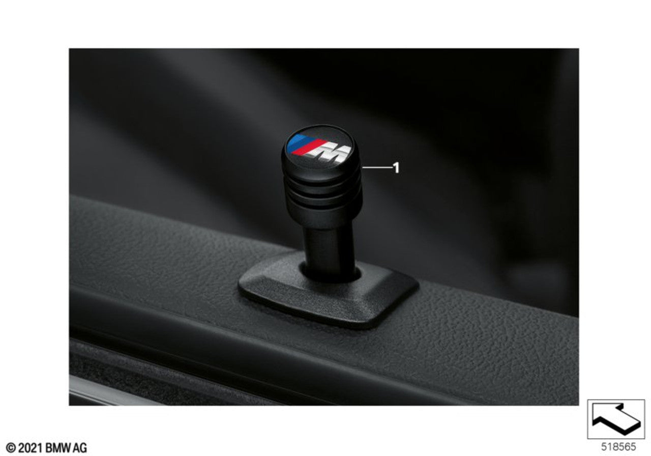 Genuine BMW 51955A368C7 M Performance Door Pin