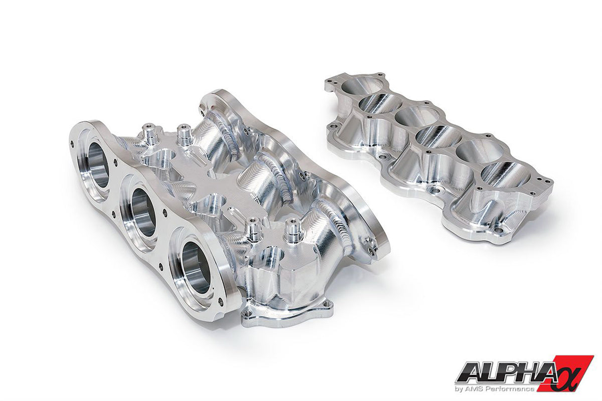 AMS Performance Nissan R35 GT-R ALPHA Performance Intake Manifold With Cast Aluminium Plenums - ML Performance UK