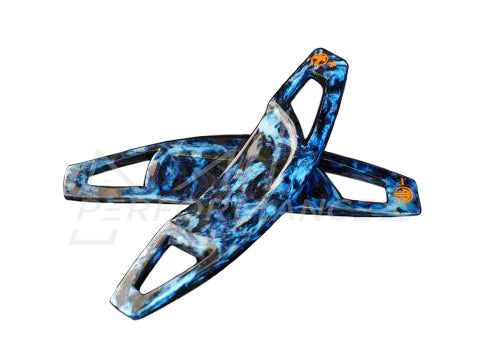 Armaspeed Mercedes-Benz W117 W205 W213 AMG Luminous Blue Forged Carbon Fibre Paddle Shifter (Inc A35, C43, E63 & S63 AMG) - ML Performance UK