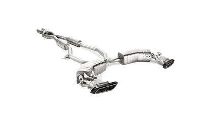 Akrapovic Mercedes-Benz C217 S 63 AMG Coupe Evolution Line Titanium Link Pipe Set - ML Performance UK