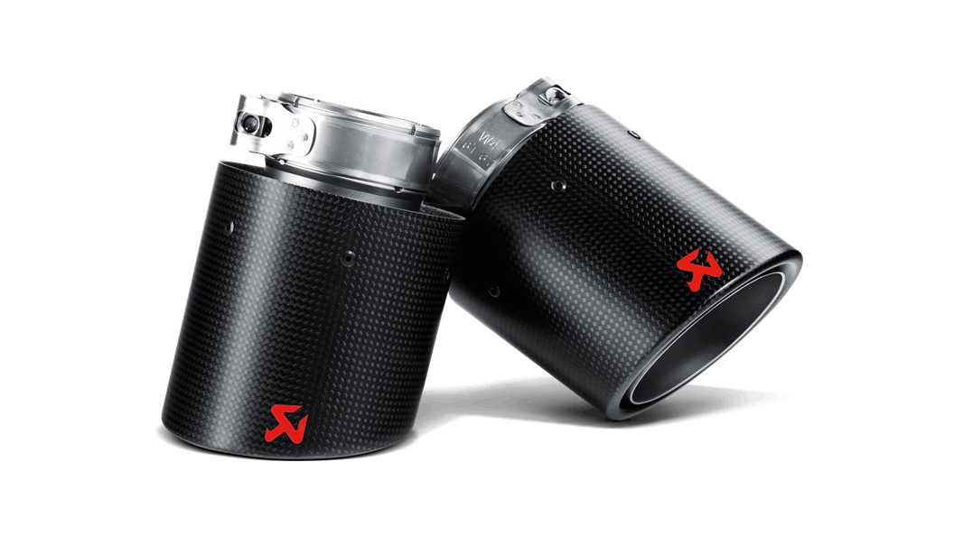 Akrapovic VW MK6 Golf Carbon Tail Pipe Set (Golf TSI, Golf GTD & Golf GTI) - ML Performance UK