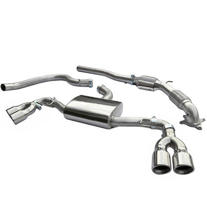 Cobra Exhaust Audi TT (Mk2) 1.8/2.0 TFSI (2WD) (2007-11) Turbo Back Performance Exhaust | ML Performance US Car Parts