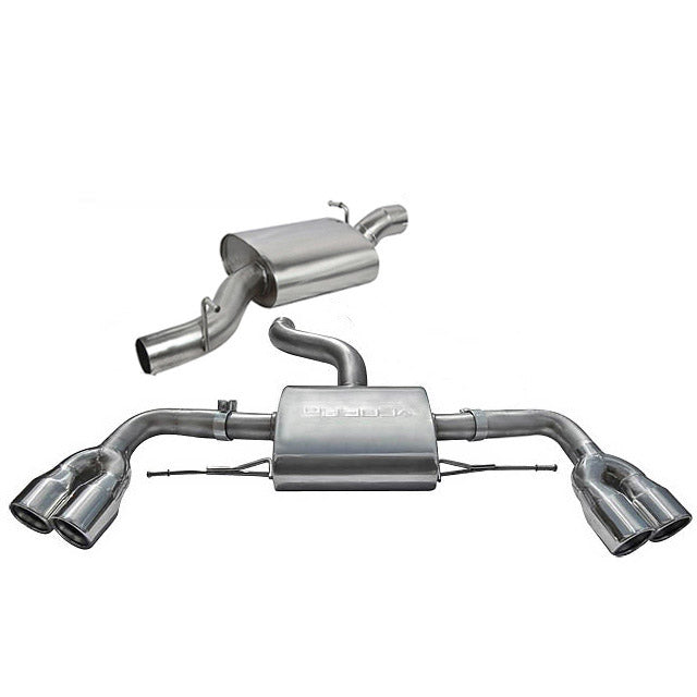 Cobra Exhaust Audi TTS (Mk2) Quattro Cat Back Performance Exhaust | ML Performance US Car Parts