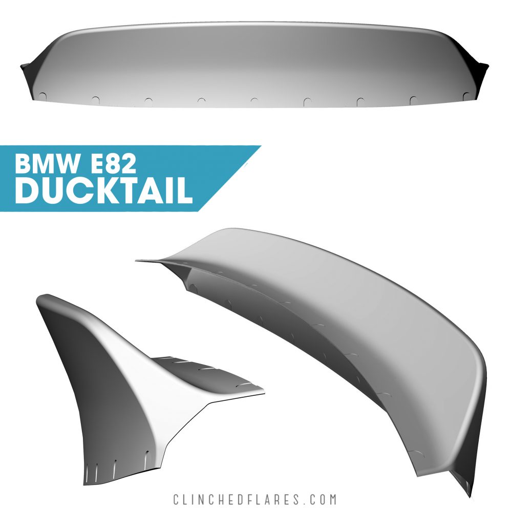 Clinched BMW 1-series E82 Ducktail Spoiler | ML Performance US Car Parts