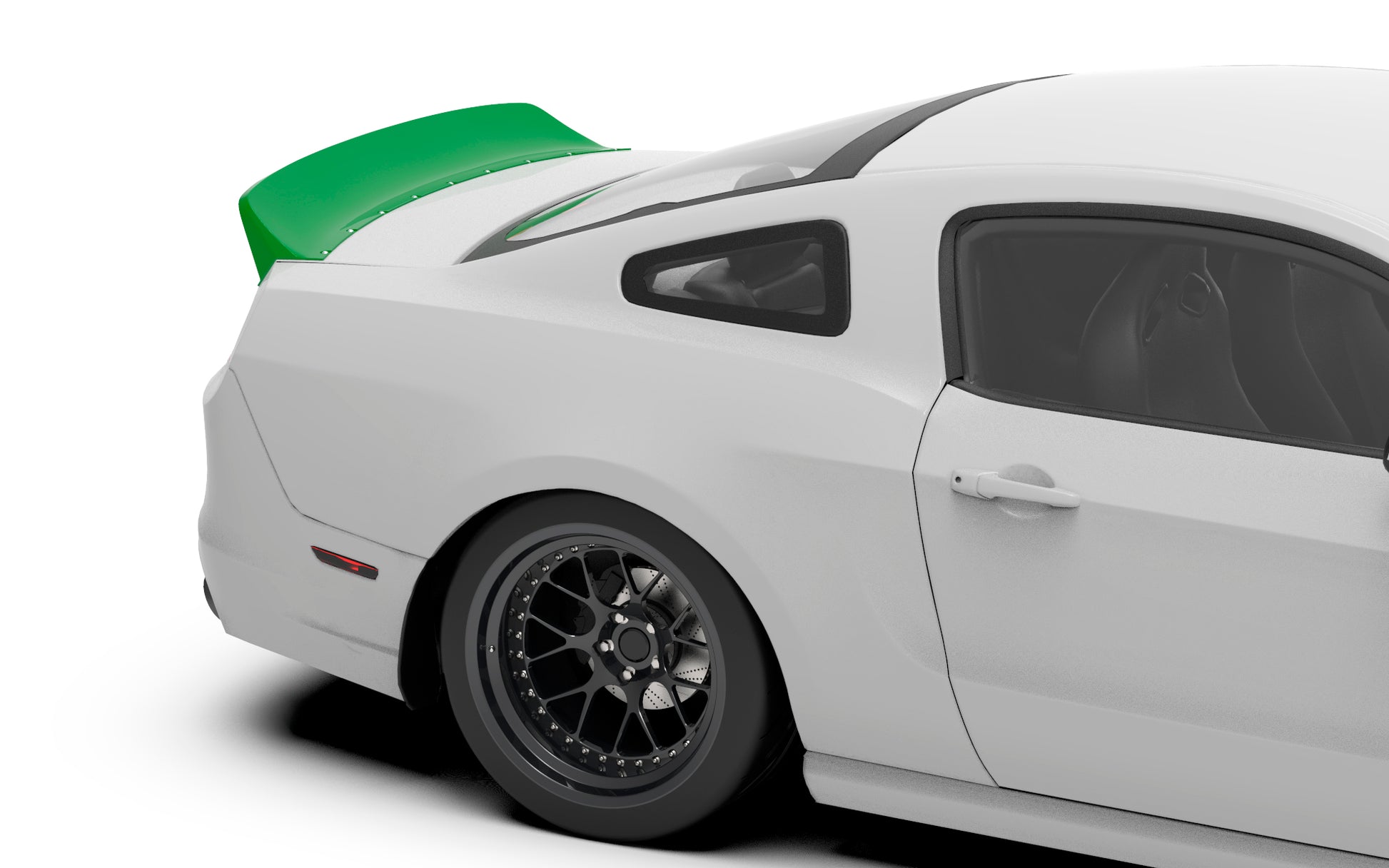 Clinched Ford Mustang S197 (2010-2014) Ducktail Spoiler | ML Performance US Car Parts