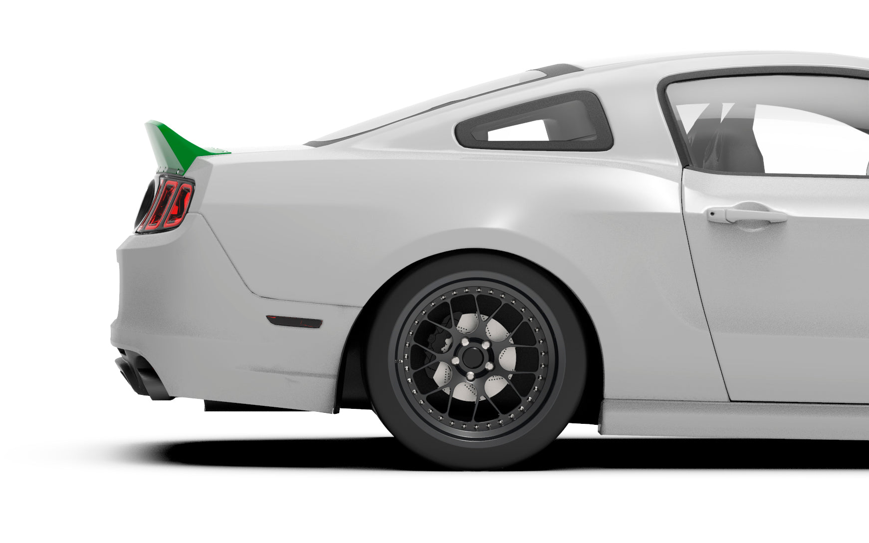 Clinched Ford Mustang S197 (2010-2014) Ducktail Spoiler