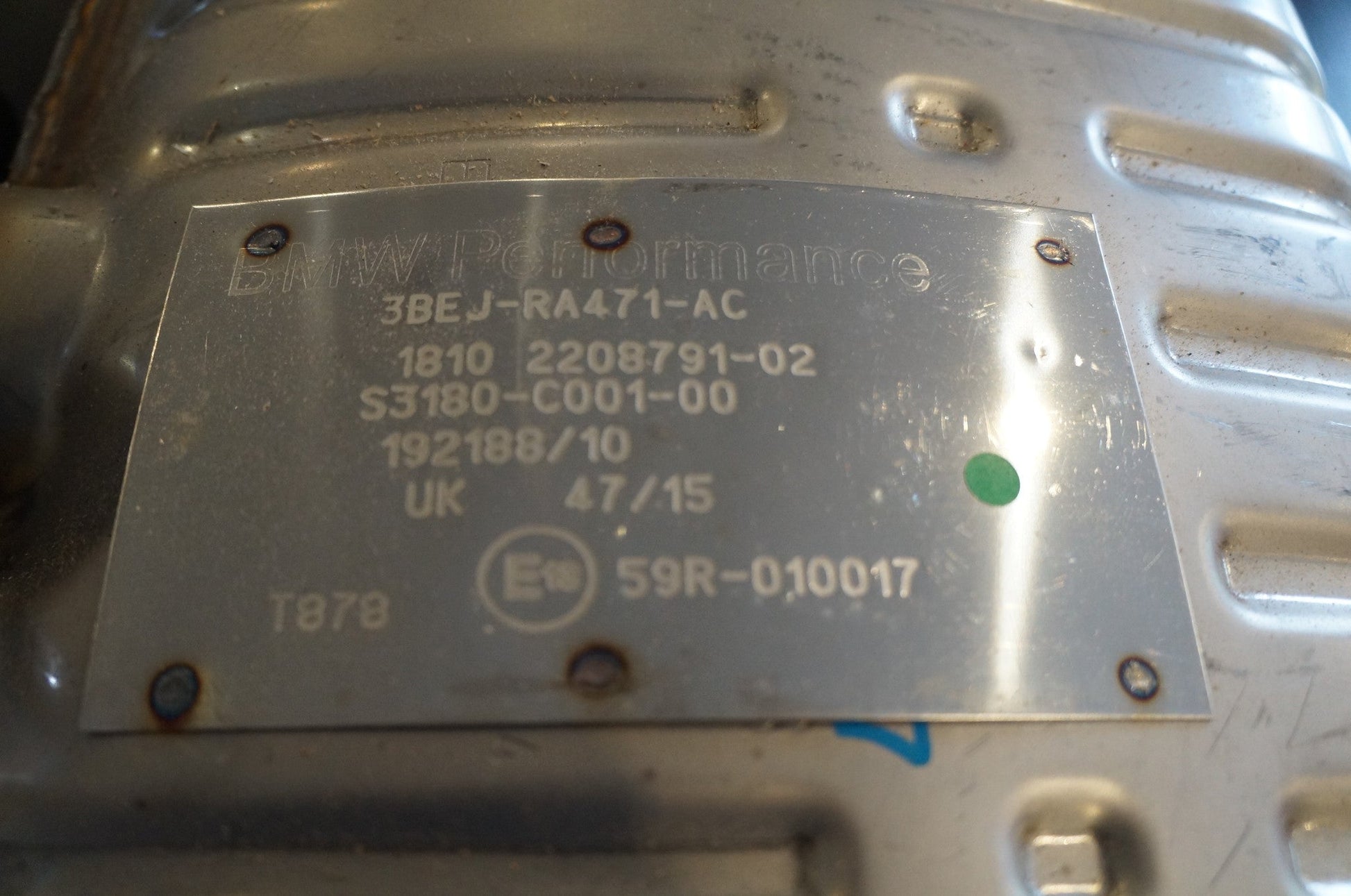 Genuine BMW Parts Performance Silencer/Muffler Exhaust System 3 Series E92 E93 330i (N52, N53)