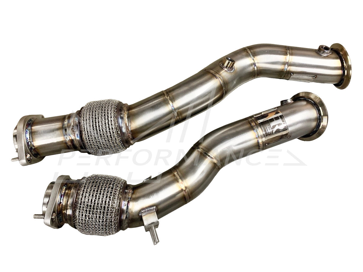 Evolution Racewerks (ER) BMW F97 F98 OPF/GPF Catless Primary Downpipe (X3M & X4M) - ML Performance UK