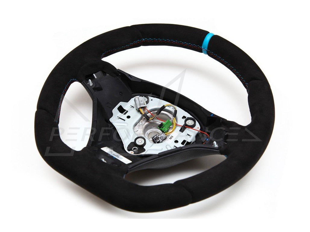 Genuine BMW E82 E90 E92 E93 M Performance Alcantara Steering Wheel (Inc. M3, 325i, 335i & 1M Coupe) - ML Performance UK