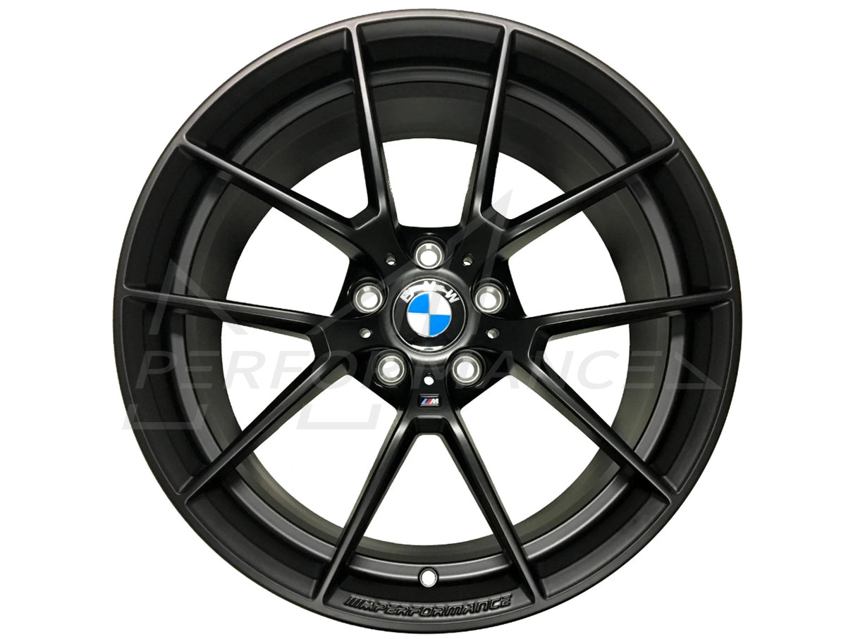 Genuine BMW F87 M Performance Y-Spoke 763M Matte Black / Frozen Gold 19" Wheels with Tyres (M2, M2 Competition & M2 CS)