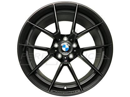 Genuine BMW F87 M Performance Y-Spoke 763M Matte Black / Frozen Gold 19" Wheels with Tyres (M2, M2 Competition & M2 CS)
