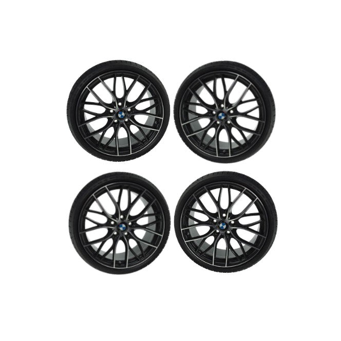 Genuine BMW 36115A734D4 F30 F32 F36 M Performance Double Spoke Style 405M Orbitgrey 20" Wheels with Summer Tyres (Inc. 320i, 328i, 330d & 440i)