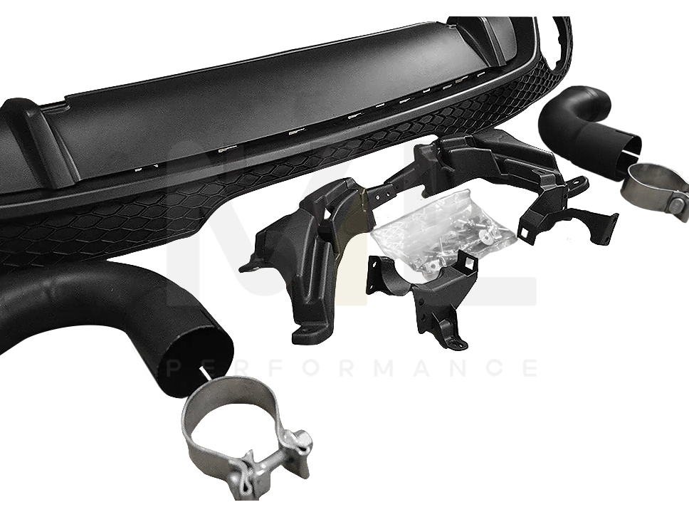 HZ Dynamics Audi TT 8J MK2 TTRS-Type Rear Bumper Diffuser - ML Performance US