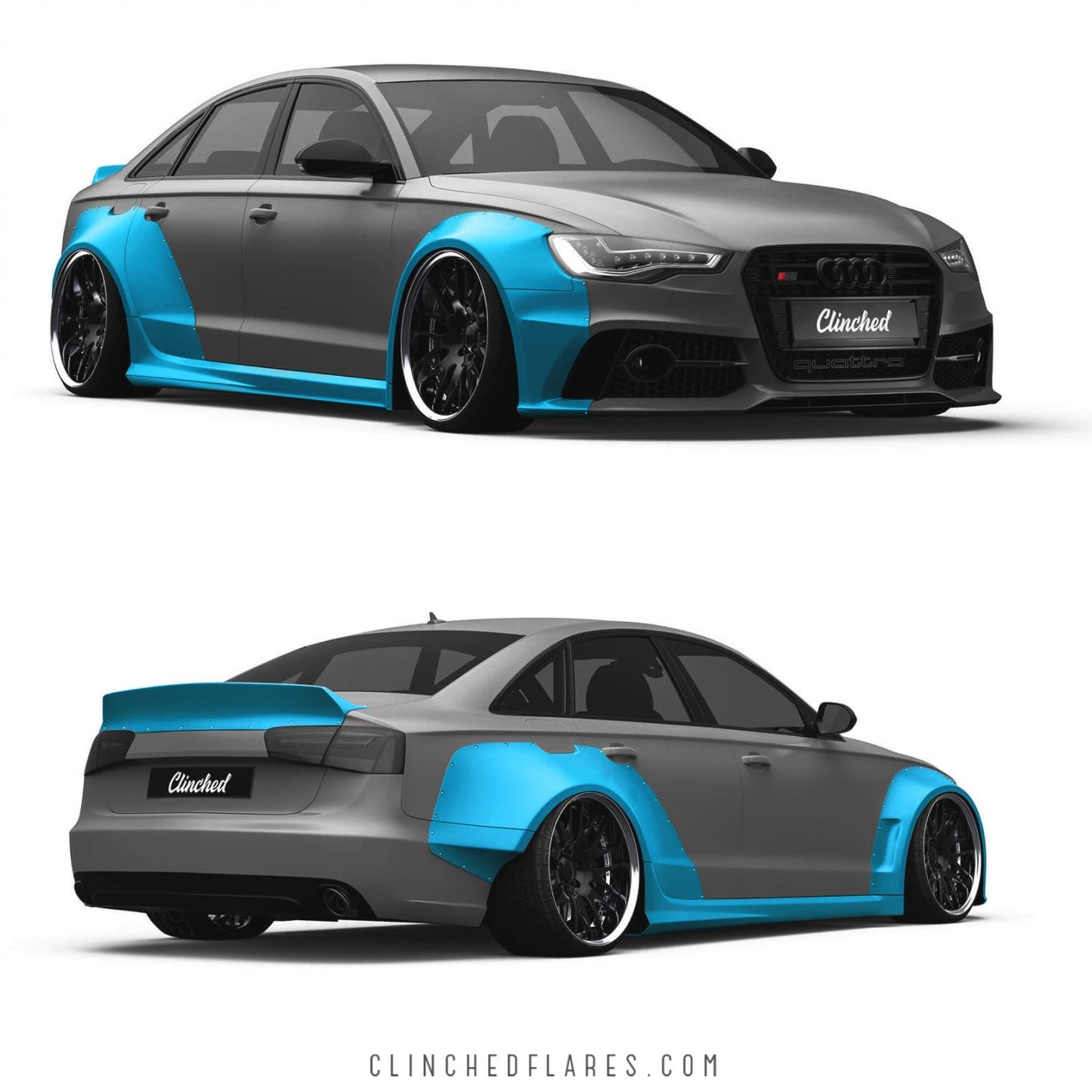 Clinched Audi A6 (C7) Widebody Kit | ML Performance US Car Parts