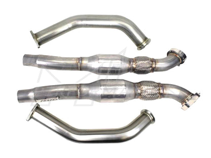 JHM Audi B8 B8.5 C7 3.0T High-Flow Cat Downpipes (Inc. S4, A6, Q5 & SQ5) - ML Performance UK