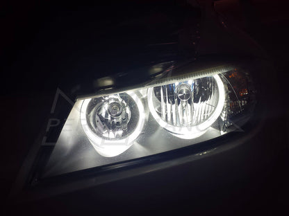 LUX BMW E90 LCI HALOGEN V3 Angel Eyes - ML Performance UK