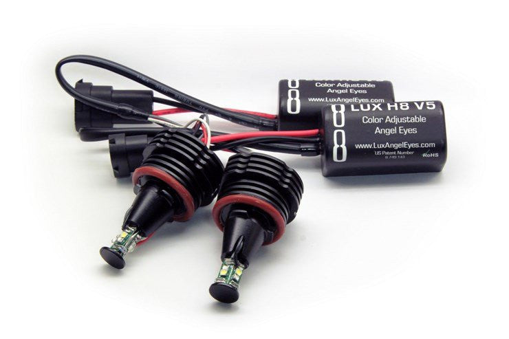 LUX BMW H8 V5 Adjustable White Angel Eyes ML Performance UK
