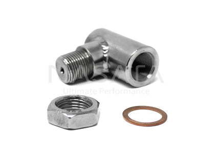 Masata BMW N55 Lambda Spacer Fooler O2 Oxygen Sensor Boss Stainless Steel (M2, M135i, M235i, 335i & 435i) - ML Performance UK