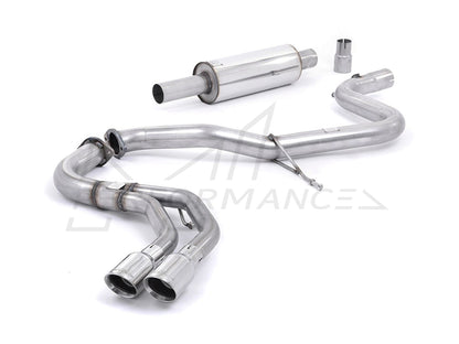 MillTek Audi 8V 8V.5 A3 2.0 TDI 150 Cat-Back Exhaust System - ML Performance UK