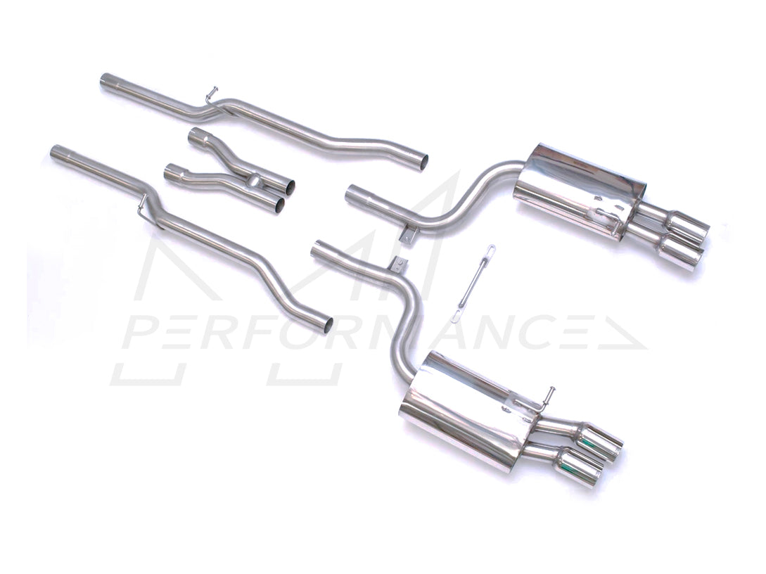 MillTek Audi B7 S4 Resonated Cat-Back Exhaust - ML Performance UK