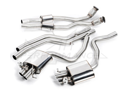 MillTek Audi B8 RS4 Non-Resonated Cat-Back Exhaust - ML Performance UK