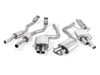MillTek Audi B8 RS4 Non-Resonated Cat-Back Exhaust - ML Performance UK