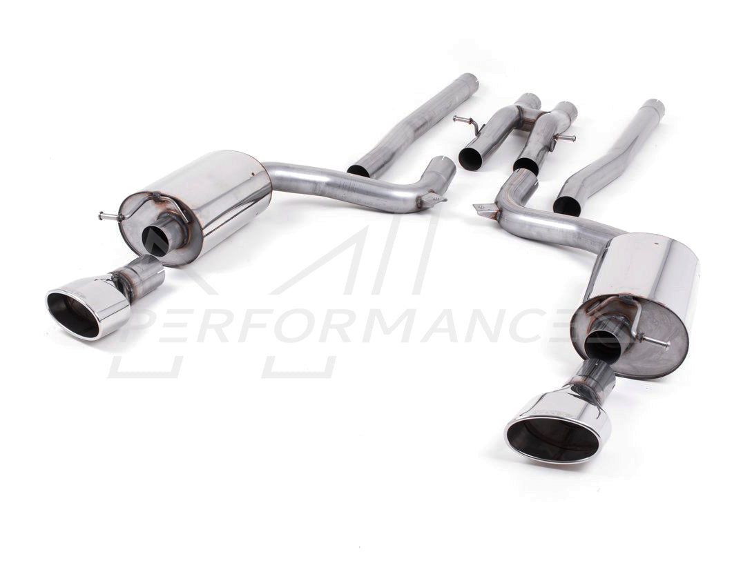 MillTek Audi C6 RS6 Resonated Cat-Back Exhaust - ML Performance UK