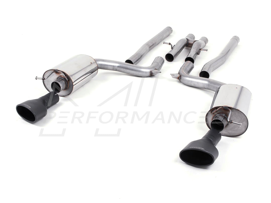 MillTek Audi C6 RS6 Resonated Cat-Back Exhaust - ML Performance UK