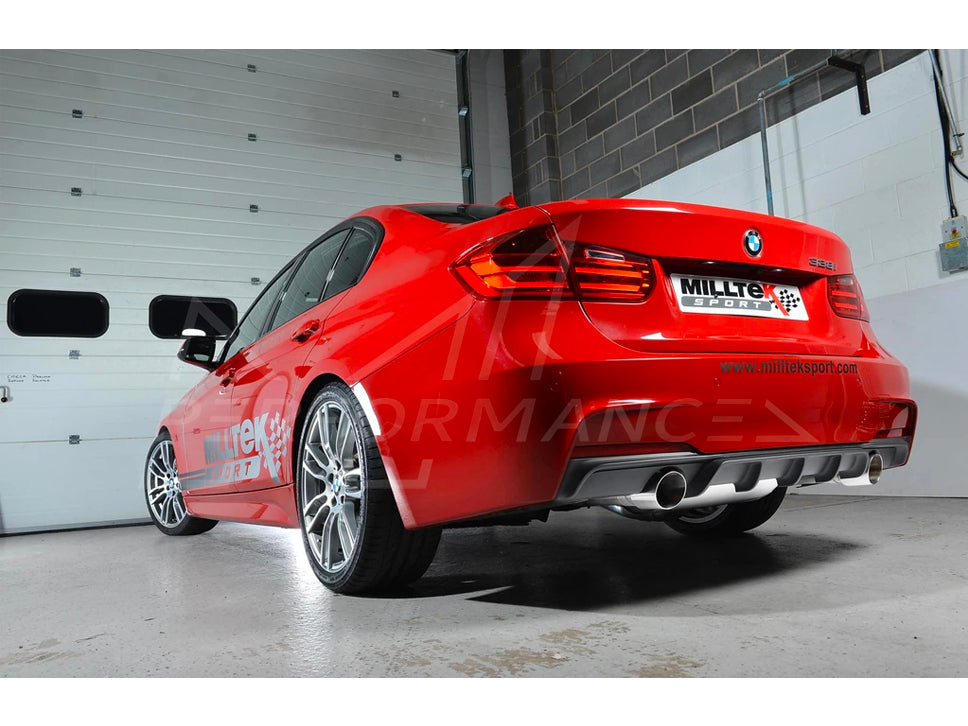 MillTek BMW N20 3" Full Exhaust System 3 Series F30 328i M sport - ML Performance UK