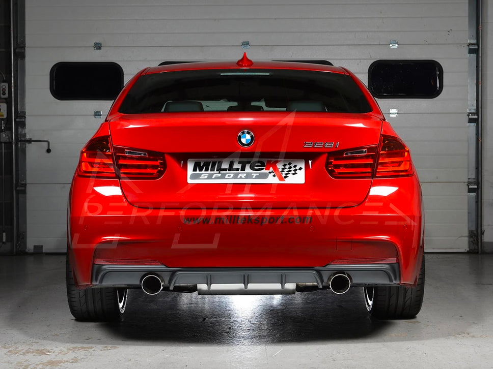 MillTek BMW N20 3" Full Exhaust System 3 Series F30 328i M sport - ML Performance UK