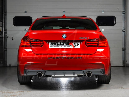 MillTek BMW N20 3" Full Exhaust System 3 Series F30 328i M sport - ML Performance UK