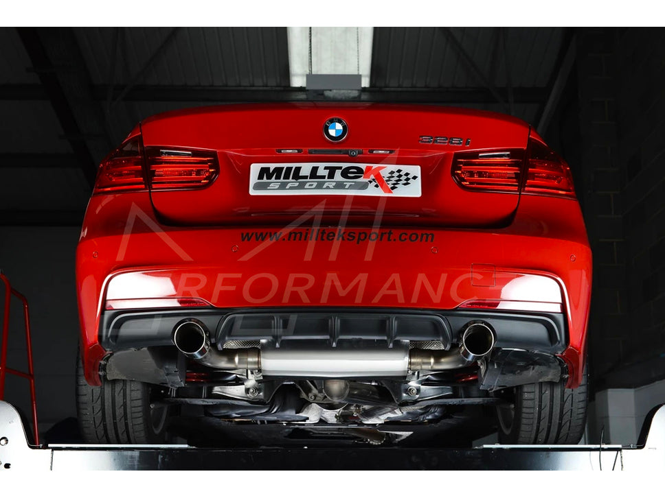 MillTek BMW N20 3" Full Exhaust System 3 Series F30 328i M sport - ML Performance UK