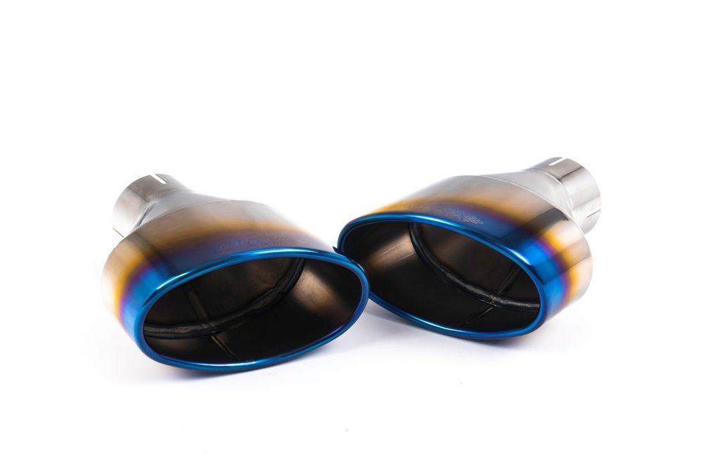 MillTek Audi 8V 8S B9 Oval Trim Exhaust Tips (RS3, RS4, RS5 & TTRS) - ML Performance UK