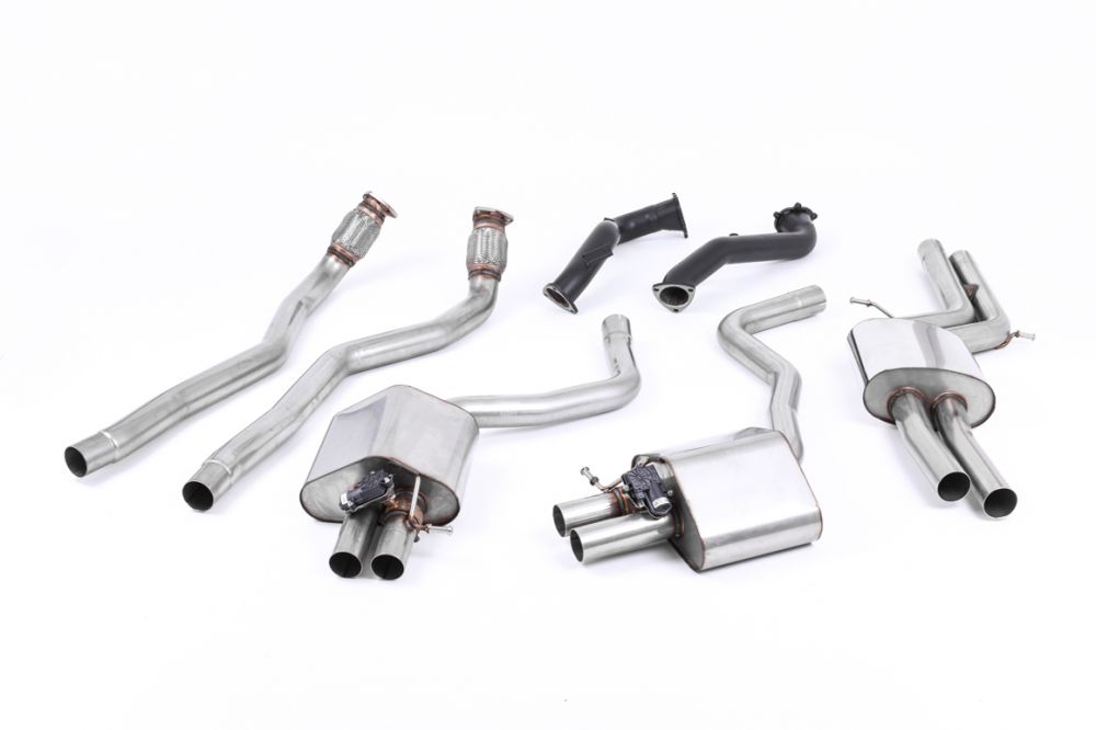 MillTek Audi C7 Complete Exhaust System With Catalyst Bypass (RS6 & RS7) | ML Performance UK